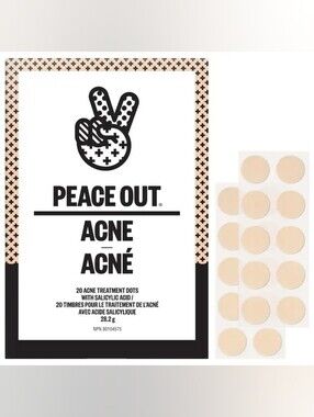 Peace Out Salicylic Acid & Hydrocolloid Acne Healing Pimple Patches
